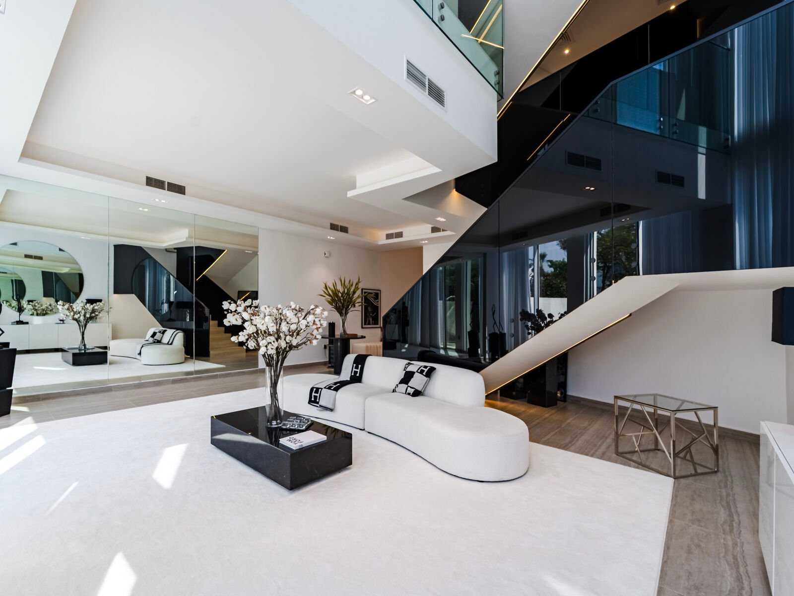 Living spaces inside the selected Ixora residence